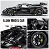Koenigsegg Jesko Attack Суперкар Симуляция Литые и Игрушечные Транспортные Средства Звуки и Свет Машинка с Инерционным Двигателем 1:32 Подарки из сплава для детей