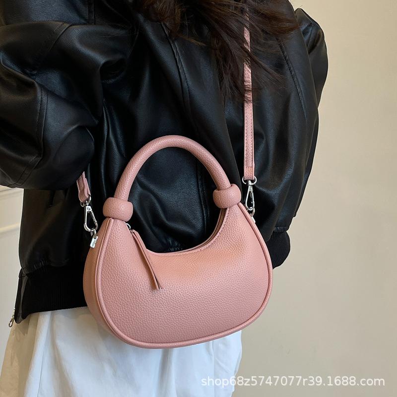 2025 new niche design light luxury bag women's Sen Meng trendy fashion sense underarm bag shoulder messenger bag