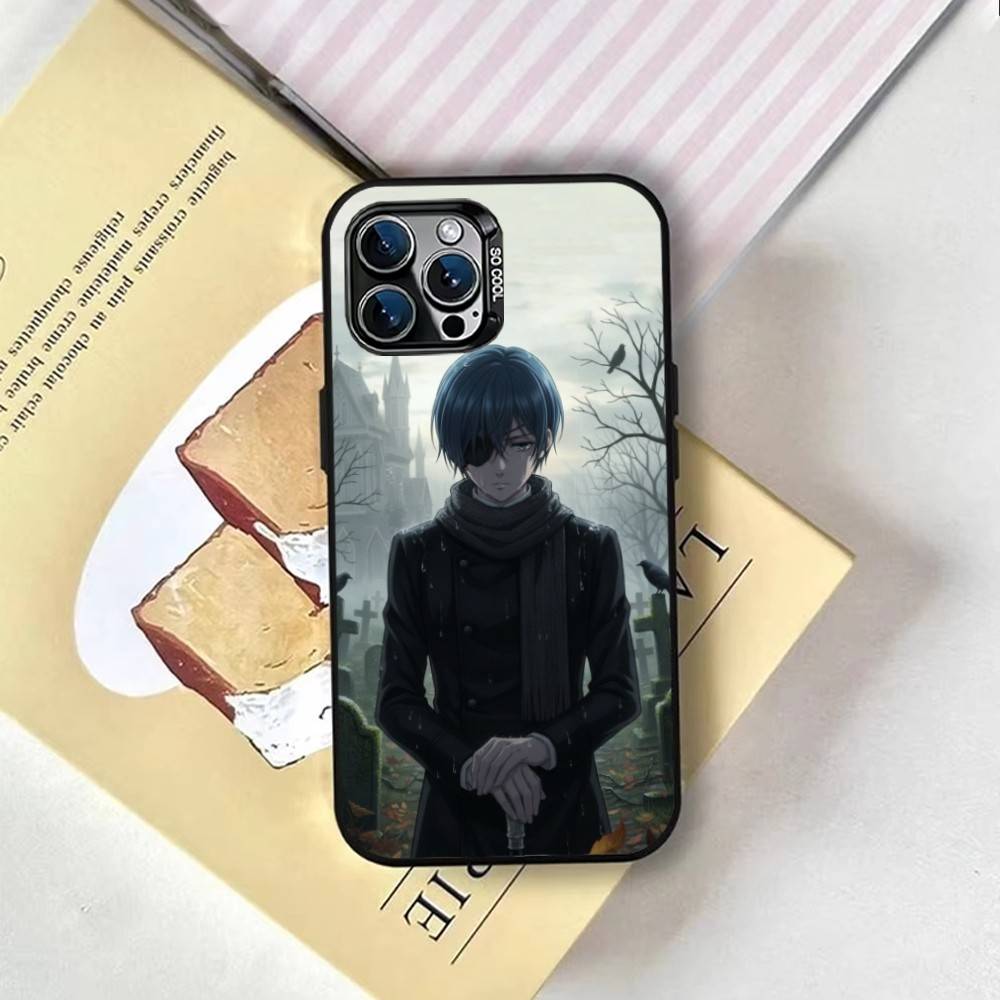 Аниме B-Butler Чехол для телефона для iPhone 17,16,15,14,13,12,11 Plus,Pro Max,XS,Красочный Серебряный Чехол для телефона Funda Cover