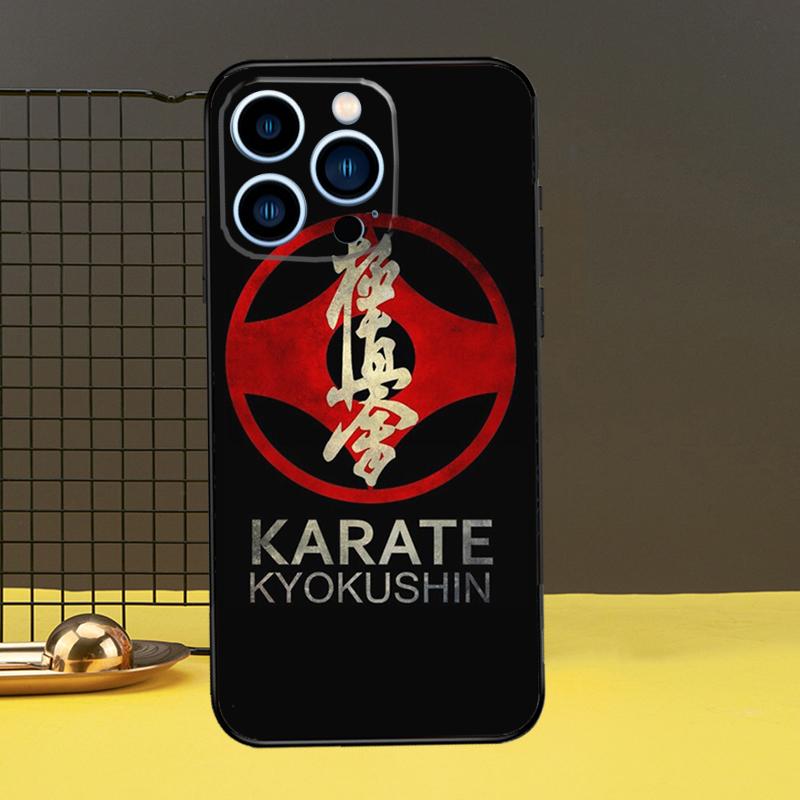 Oyama Kyokushin Karate Phone Cover For iPhone 12 13 Mini 11 14 Pro Max X XS XR Max 7 8 Plus SE Soft Case Fundas