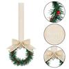 Мини рождественские венки для шкафов венки с лентами банты ягоды искусственные сосновые иголки венки для входной двери окна кухонные шкафы декор