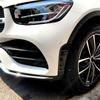 Front Bumper Wind Knife Blade For Mercedes GLC Class C253 X253  GLC260 GLC300 2020 2021 2022 Carbon Fiber Look Bumper Spoiler