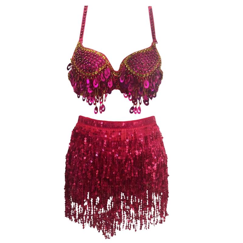 Женский костюм для танца живота с блестками и кисточками на Хэллоуин, костюм для джазового танца на пилоне, верх и низ
