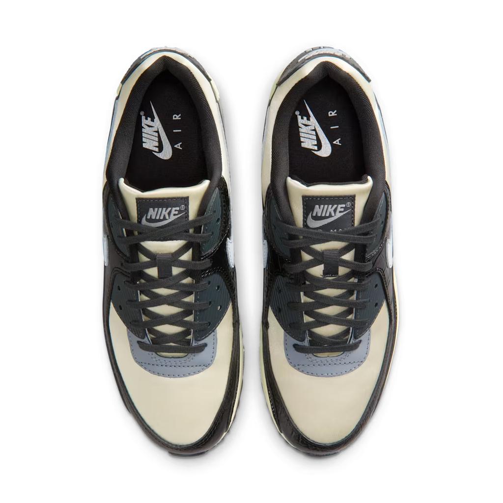 IO4468-100 Nike Air Max 90 Кокосовое молоко Черный (Мужской)