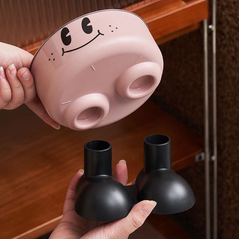 Приподнятая миска из нержавеющей стали для домашних животных с защитой от опрокидывания для кошек и собак