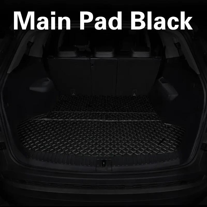 For Skoda Kodiaq 2017-2025 Trunk Mat Custom 5/7 seat Car Mat Accessories Leather Waterproof Cargo Liner Interior modification