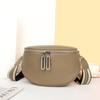 Leather Women'S Bag Women'S First-Layer Cowhide Saddle Bag Trendy Women'S Bag Fashion Casual Breast Bag Shoulder Messenger Bag Women