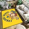 cartoon funny art monkey C-Curious G-George small carpet Rug Home Decor Bedroom Mat Hallway Balcony Entrance Doormat Decoration