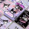 Товары-фотокарточки Sanrio LOMO Иллюстрация Фотокарточка 60 шт. + Мини-наклейка 32 шт., Kuromi вер.2, 1 шт.