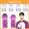 Haikyuu Костюм для волейбола Академии Шираторизава Дышащий спортивный костюм