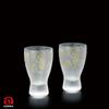 ADERIA Sake Premium Cherry Blossom Sake Glass Pair Made In Comes In a Cosmetic Sake Gift for Housewarming Birthday Anniversary Gift S6063 Glass, Set,