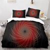 Colorful Geometric Duvet Cover Set Psychedelic Swirl Bedding Set King Queen For Kids Adults Room Microfiber Abstract Quilt Cover
