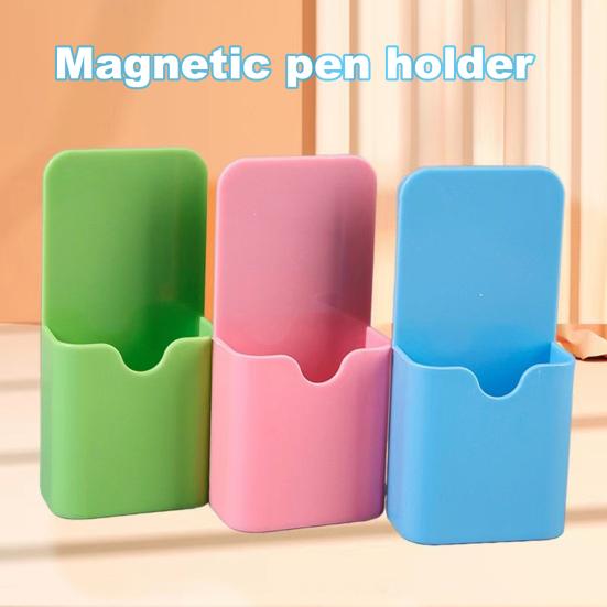 Магнитный держатель для ручек большой емкости для карандашей маркеров многофункциональный стеллаж для хранения на холодильнике офис