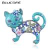 Newest Enamel Animal Brooch Cute Cat Corsage for Women Girls Suit Bag Hat Scarf Buckle Pins