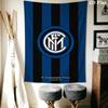 Inter Milan Logo Wallpaper Bedding 1 Duvet Cover 2 Pillowcase Without Core Soft And Comfortable Duvet Cover And Pillowcase