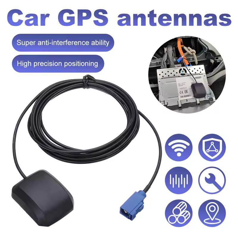 Dashboard GPS Antenna Fakra For MFD2 RNS2 RNS 510 MFD3 RNS E Enhanced Signal Reception For All Weather Driving