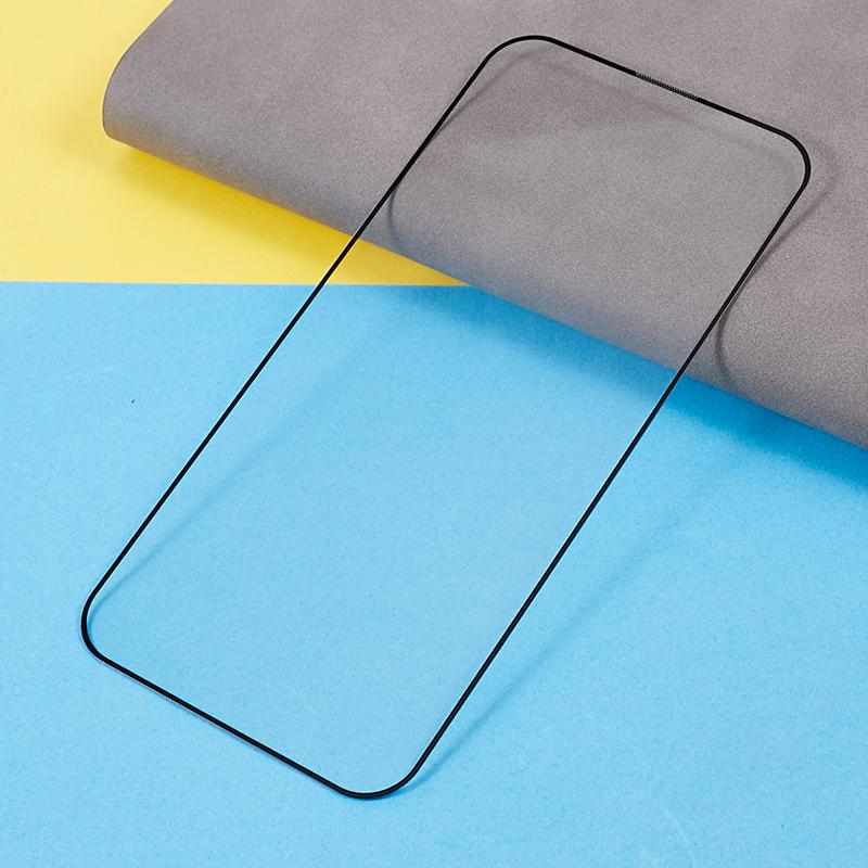 For iPhone 15 Pro Max Full Coverage Screen Protector Side Glue 9D Tempered Glass Film