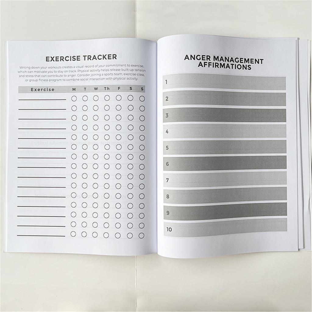 Anger Management Guidebook Journal With Interactive Assessment Notebook Easy To Use
