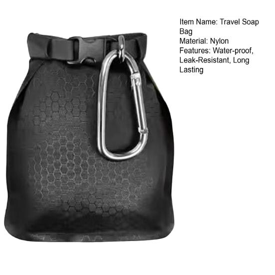 2 шт. дорожных мыльных мешка, сворачивающийся, с застежкой-молнией, водонепроницаемый, устойчивый к протечкам, дорожный контейнер для мыла, быстросохнущий мешочек для мыла