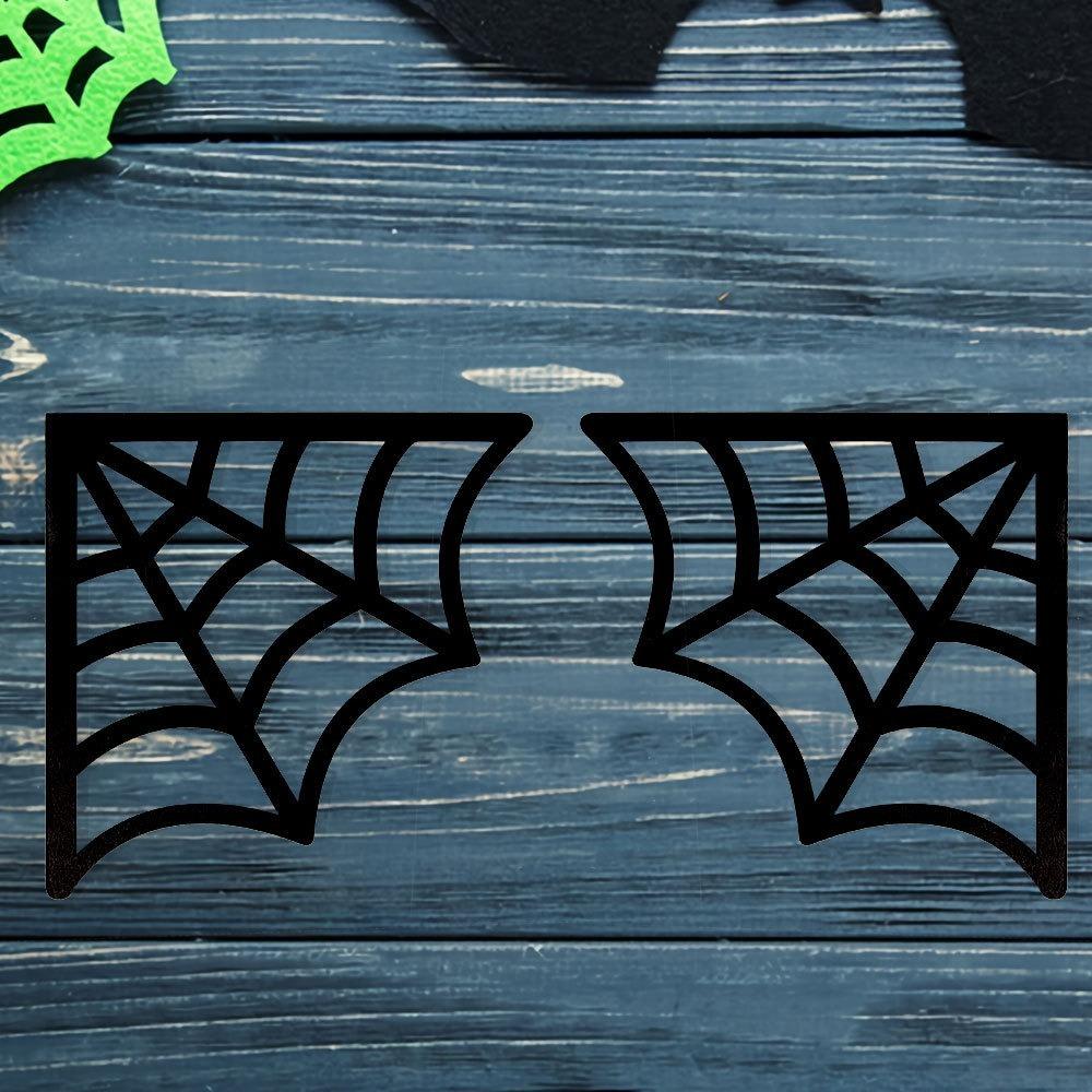1 пара паутин Хэллоуин дверная рама украшение для вечеринки дверной угол знак дверь