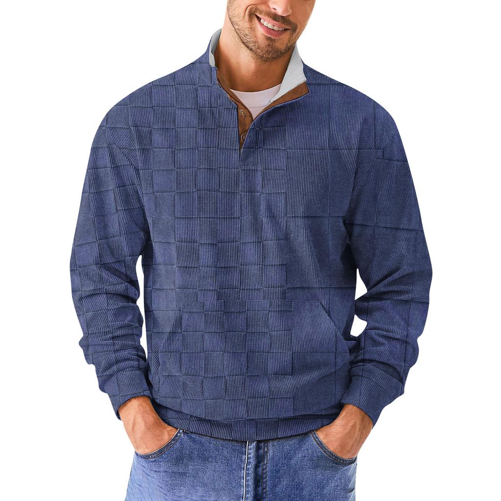 Мужская повседневная толстовка в стиле ретро с градиентным принтом