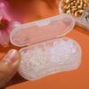 100 шт. Коробка с двумя типами прозрачных мягких силиконовых аксессуаров для серег, с противоскользящими застежками, элегантные и роскошные, популярные женские серьги