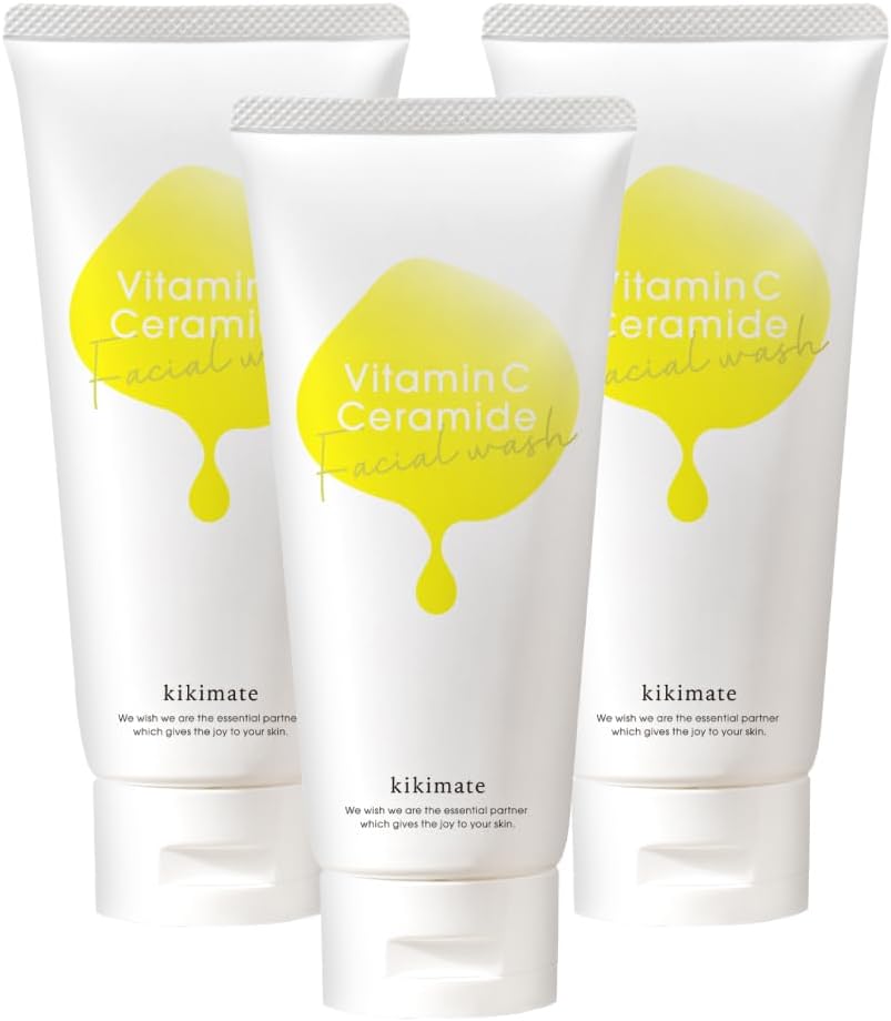 Kikimate FaCe Wash Enzyme Cleansing Cream Vitamin C Moisturizing 120g