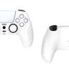 PlayVital Protective Case Cover for PS5 Rubber Protective Case for PS5 Wireless Soft Silicone Skin for PS5 Includes Thumb Grip Cap Warrior White
