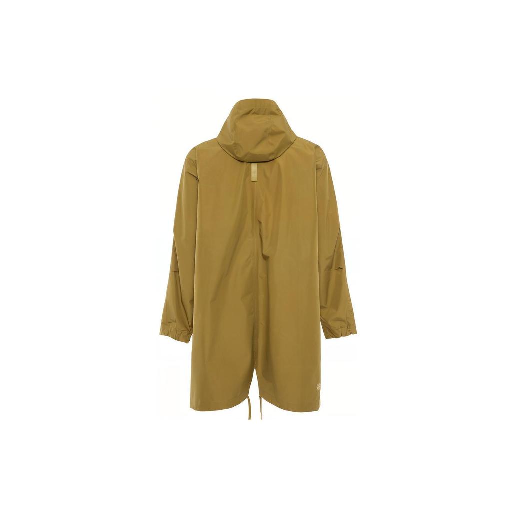 Nike Однотонная спортивная куртка средней длины с капюшоном и длинным рукавом из хлопка, мужские куртки цвета хаки DQ4283-382