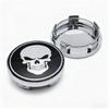 4pcs/Set SKULL Logo Emblem Badge Car Wheel Center Caps 58MM 54MM Wheel Rim Hubcaps Hub Center Dust Cover Replace Car Accessories