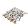 1yard Gold Silver Rhinestones Tape Motifs Ribbon DIY Crystal Densify Rhinestones Trimming Cup Chain On Sewing Accessories
