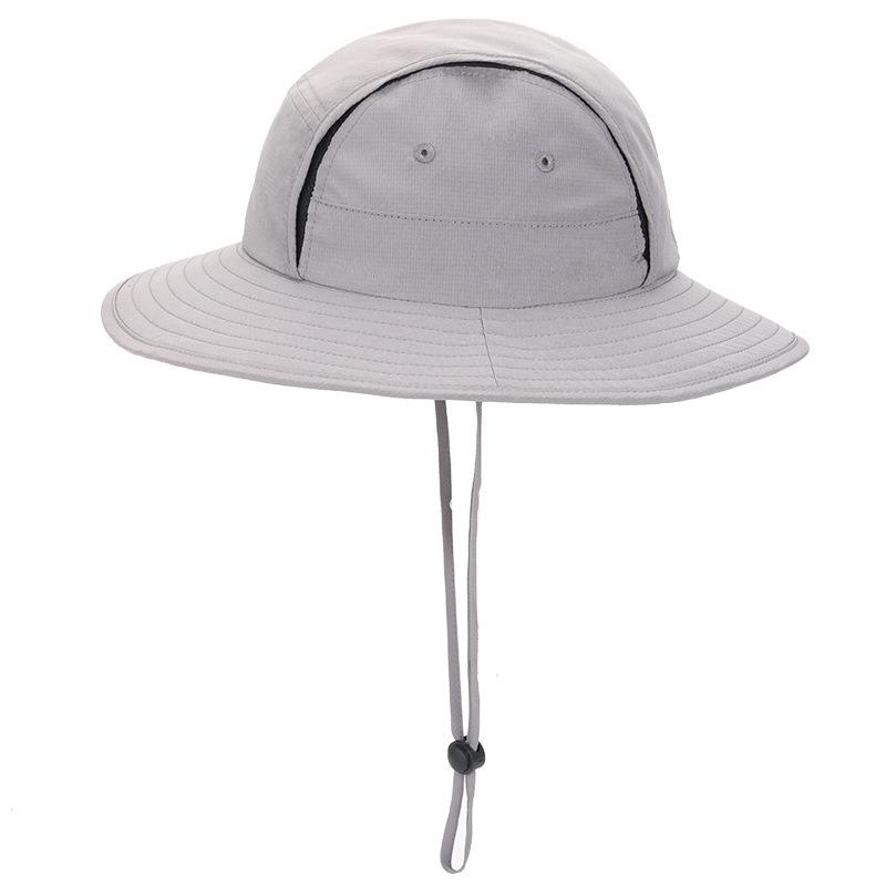 Шляпа Уличная Повседневная Летняя Быстросохнущая Дышащая Многофункциональная Солнцезащитная Шляпа от Солнца с Большими Полями Унисекс
