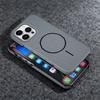Чехол из ПК с узором из углеродного волокна и кевлара для iPhone 17 Air 16 15 14 Plus 13 Pro Max 13Mini, безрамная магнитная крышка для телефона