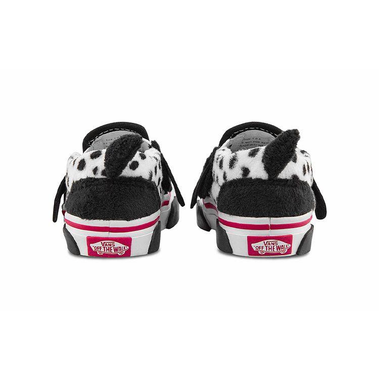 Vans Повседневные кеды на низкой подошве с рисунком собаки, детские кроссовки, черно-белые VN0A4VJM6BT