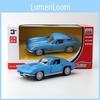 Модель автомобиля из сплава Chevrolet Corvette 1963 года Классическая литая для коллекционеров и для демонстрации