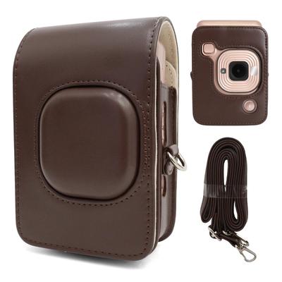 Защитный чехол для камеры Rieibi из ПУ-кожи для моментальной камеры Instax Mini LiPlay - Чехол для Instax Mini Liplay с регулируемым ремешком