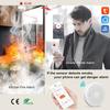 2026 Последний 2-в-1 WiFi Tuya Умный датчик угарного газа и дыма Сигнализация Угарный газ Гостиная Кухня Магазин Пожар PIR Звуковой датчик Оповещение