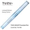Sailor Fountain Pen TUZU ADJUST Glassy Fine Nib 12-0561 Self-Packaging (Crystal Sky, F)