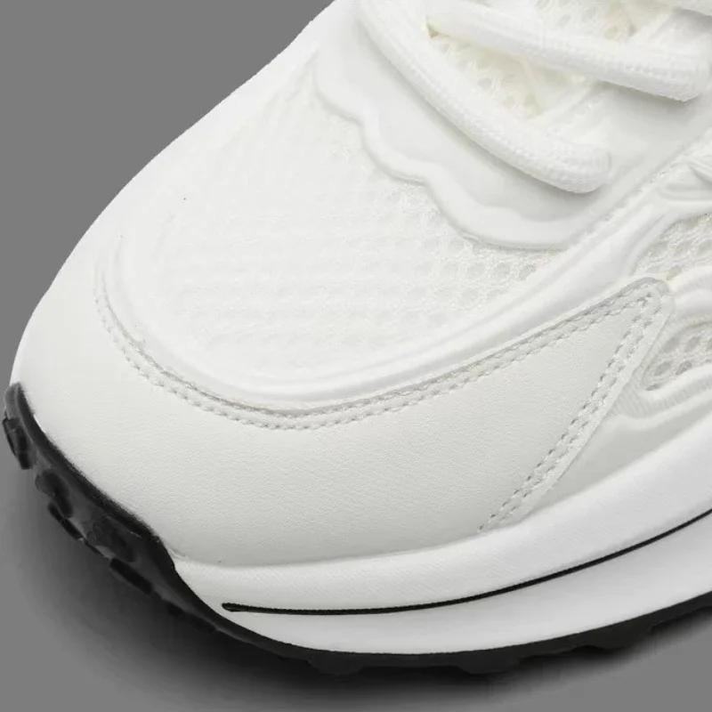 Versatile Men's Sports Shoes New High Quality Lace-up Mesh Breathable Platform Casual Running Shoes Training Male Non Slip Shoes