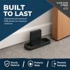 2pcs POM Sliding Door Bottom Guide Black Floor Mounted Guide Barn Door Floor Guide  Barn Doors