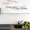 Kitchen Letter Removable Vinyl Wall Stickers Mural Decal Quotes Art Home Decor Decoration