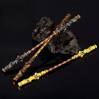 Новый 22см Черный Миф: WuKong Оружие Sun Wukong Monkey King Bar Metal Elite Резные мечи Игровые Периферийные Устройства Подарки на Фестиваль Игрушки Детские