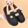Зимние новые пекинские женские хлопковые туфли с флисовой подкладкой, утолщенные, нескользящие, теплые туфли для мам, модные хлопковые туфли Doudou