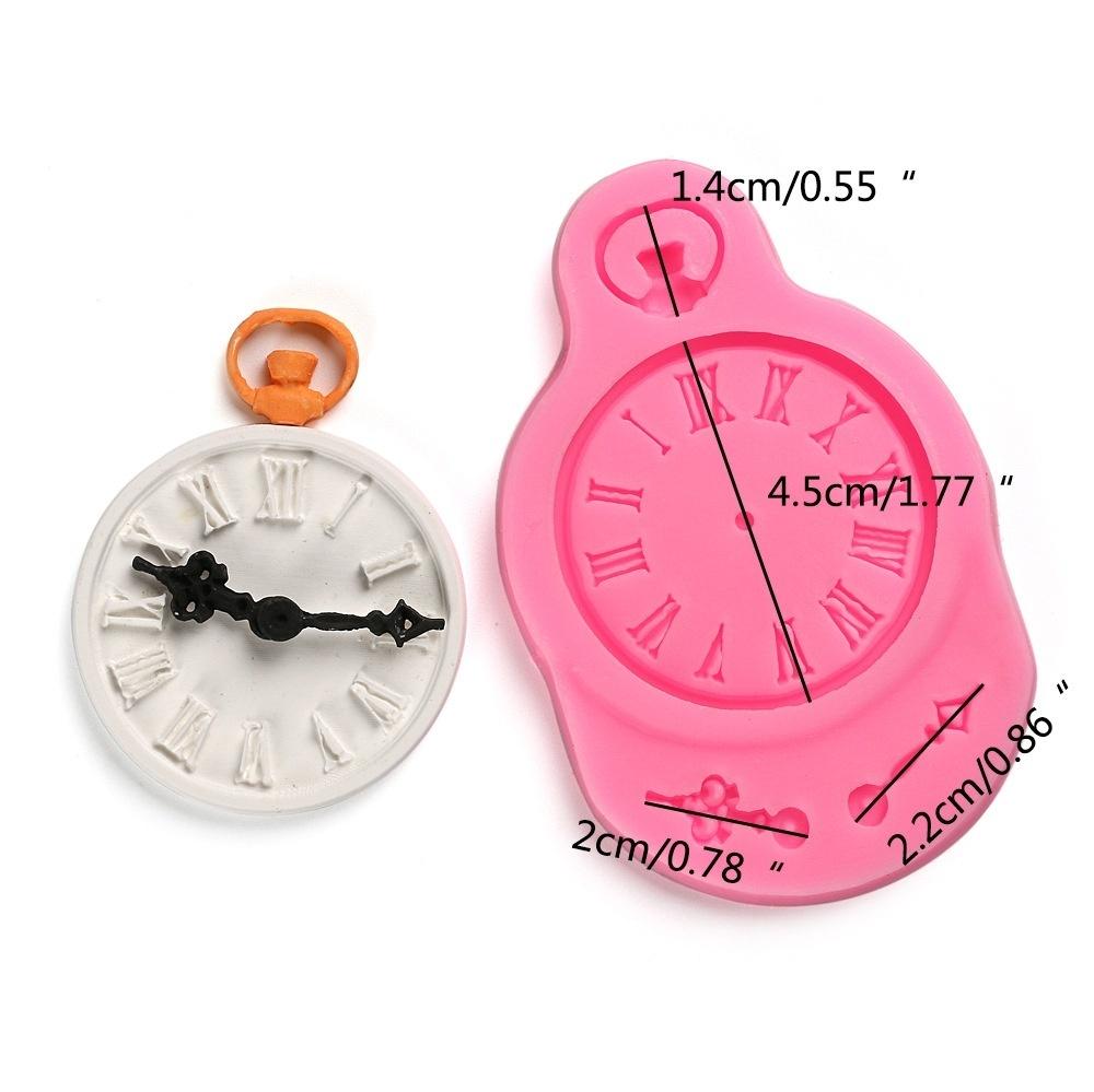 Food Grade Silicone Clock Silicone Cake Mold Silicone Chocolate Mold Fondant Cookie Silicone Molds