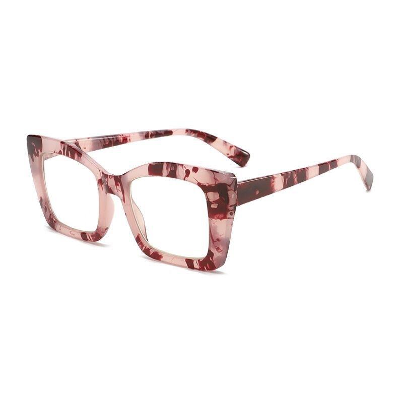 New European and American anti-blue reading glasses tortoiseshell pattern fashion square high definition spring leg reading glasses