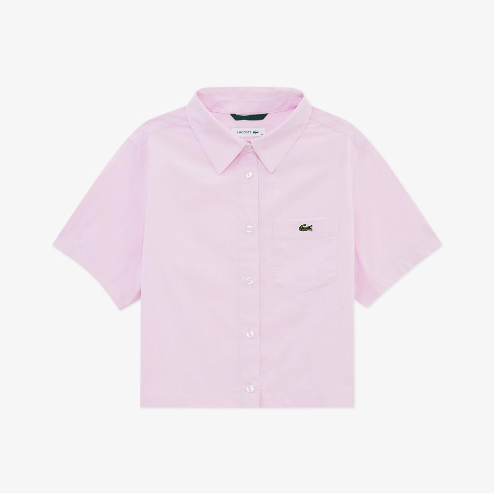 [lacoste] Women's JP Cotton Linen Short-Sleeved Shirt CF9479-56GZ4H
