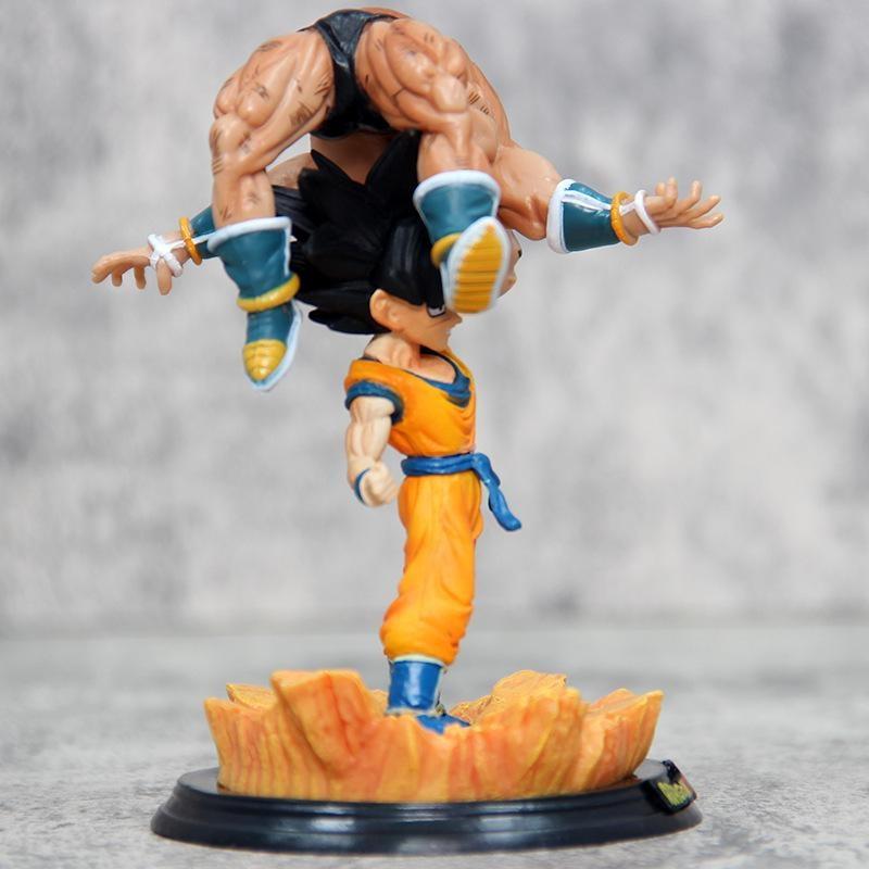 Аниме Gk Goku Lifting The Nappa Scene Коллекционные модные фигурки Классическая сцена Модель Орнамент Подарок