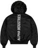 Зимняя куртка Alpha Industries 45 P Hooded Custom schwarz
