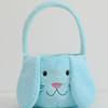 Bunny Easter Basket Long Ear Easter Bucket Candy Gift Bag Plush Basket  Kids Gift