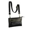 [kakkoii] Toyooka-made Genuine Leather Shoulder Bag, Slim, Lightweight, 250g, High-Quality Leather Sacoche, Made In Japan, Black